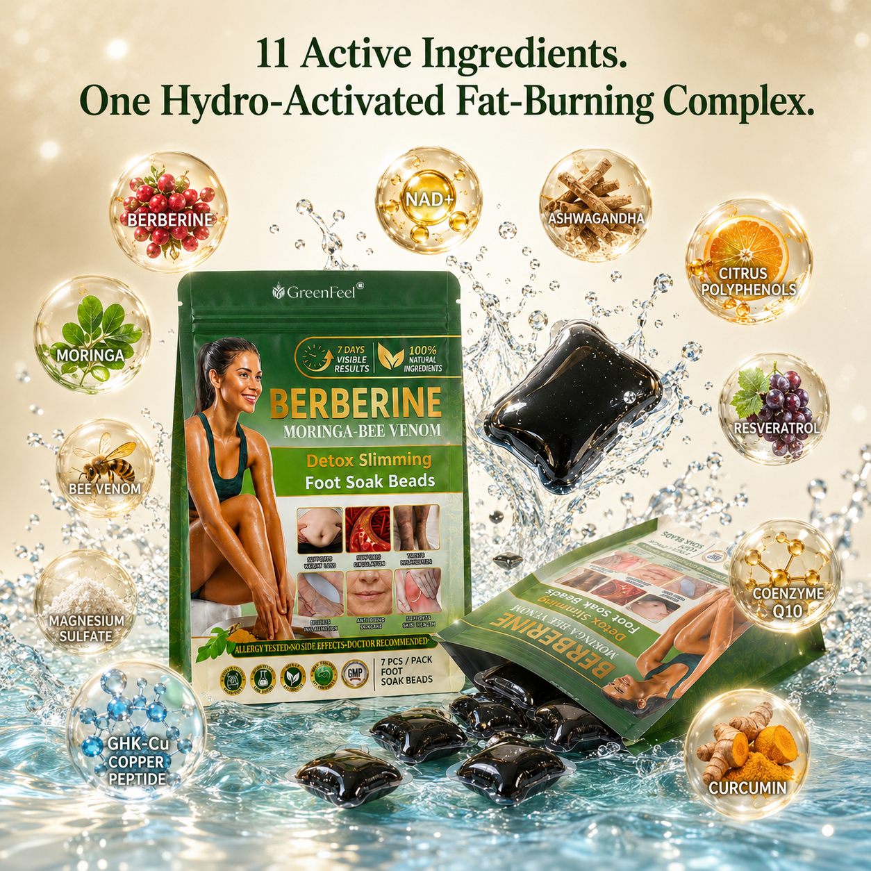 𝑮𝒓𝒆𝒆𝒏𝑭𝒆𝒆𝒍® 𝑩𝒆𝒓𝒃𝒆𝒓𝒊𝒏𝒆 𝑴𝒐𝒓𝒊𝒏𝒈𝒂- 𝑩𝒆𝒆 𝑽𝒆𝒏𝒐𝒎 𝑫𝒆𝒕𝒐𝒙 𝑺𝒍𝒊𝒎𝒎𝒊𝒏𝒈 𝑭𝒐𝒐𝒕 𝑺𝒐𝒂𝒌 𝑩𝒆𝒂𝒅