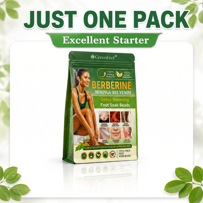 𝑮𝒓𝒆𝒆𝒏𝑭𝒆𝒆𝒍® 𝑩𝒆𝒓𝒃𝒆𝒓𝒊𝒏𝒆 𝑴𝒐𝒓𝒊𝒏𝒈𝒂- 𝑩𝒆𝒆 𝑽𝒆𝒏𝒐𝒎 𝑫𝒆𝒕𝒐𝒙 𝑺𝒍𝒊𝒎𝒎𝒊𝒏𝒈 𝑭𝒐𝒐𝒕 𝑺𝒐𝒂𝒌 𝑩𝒆𝒂𝒅
